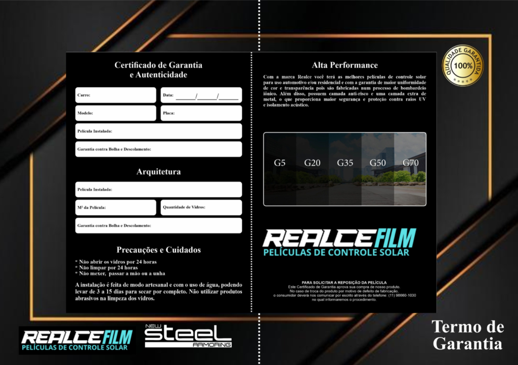 Películas Automotivas Realce film